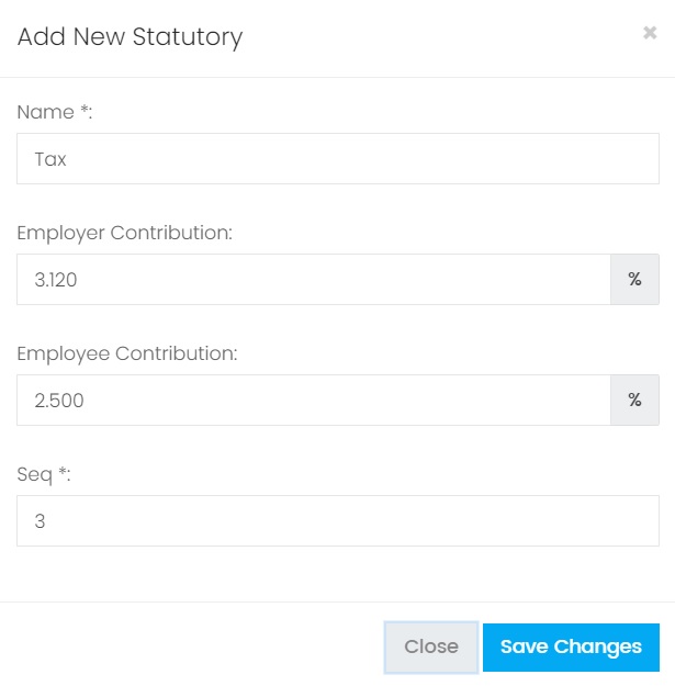 Add a Statutory