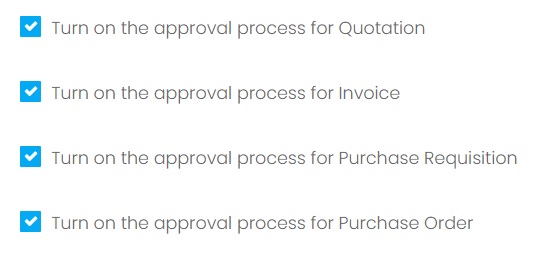Approval Process Setting