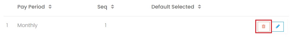 Delete a Pay Period