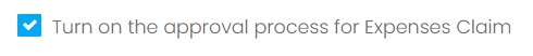 Enable Claim Approval Process