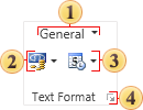 Tab - Group Text Format