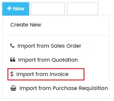 Import Invoice to Purchase Order