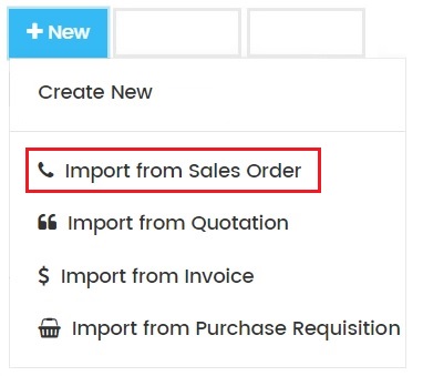 Import Sales Order to Purchase Order