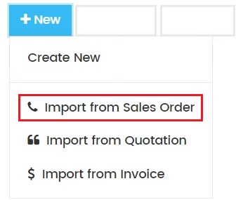 Import Sales Order to Purchase Requisition